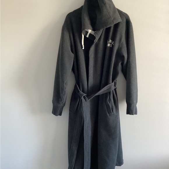 L.L.Bean Sweatshirt Robe, Size L - Picture 2 of 11